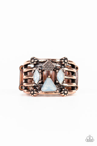 Shape Scene - Copper Ring - Paparazzi