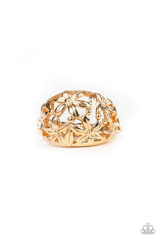 Haute Havana - Gold Ring - Paparazzi