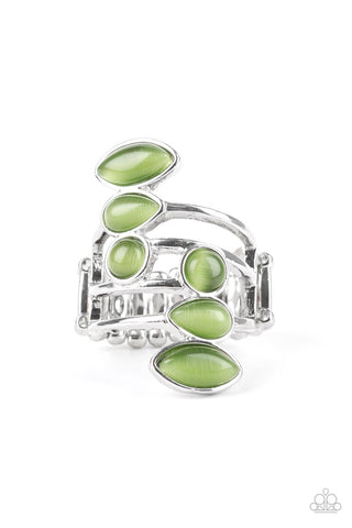 Wraparound Radiance - Green Ring - Paparazzi