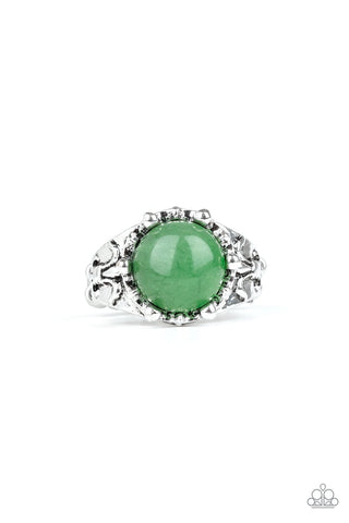 Mojave Treasure - Green Ring - Paparazzi