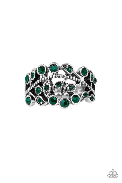 Bling Swing - Green Ring - Paparazzi