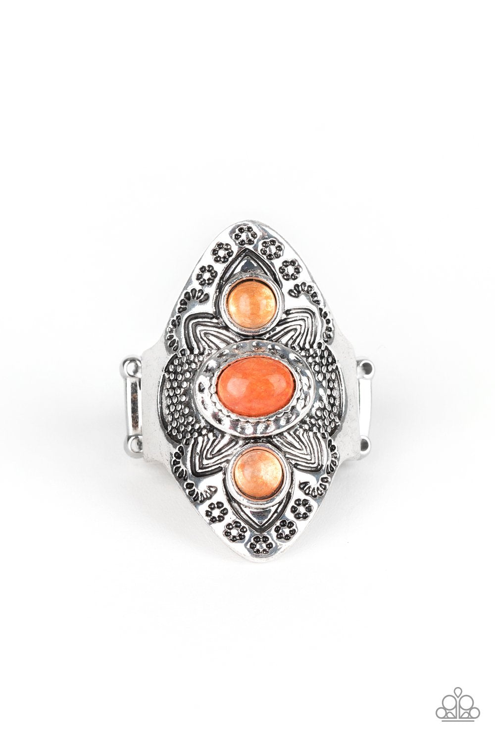 Malibu Mystic - Orange Ring - Paparazzi