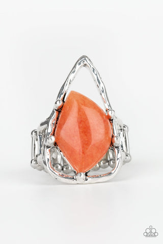 Get The Point - Orange Ring - Paparazzi