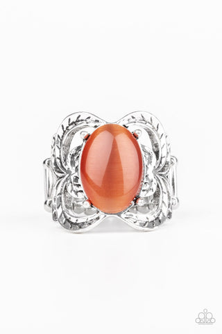 Go For Glow - Orange Ring - Paparazzi