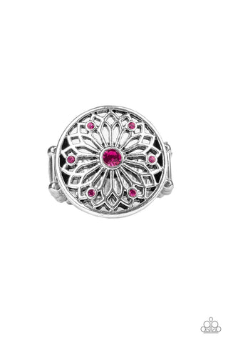 Mandala Magnificence - Pink Ring - Paparazzi