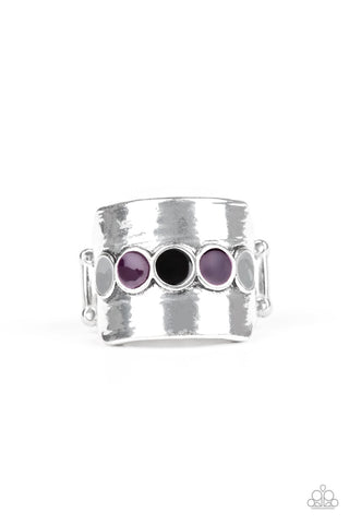 Dusky Dunes - Purple Ring - Paparazzi