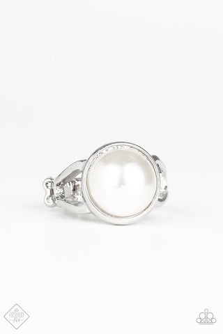 Pearl Powerhouse - White Ring - Paparazzi