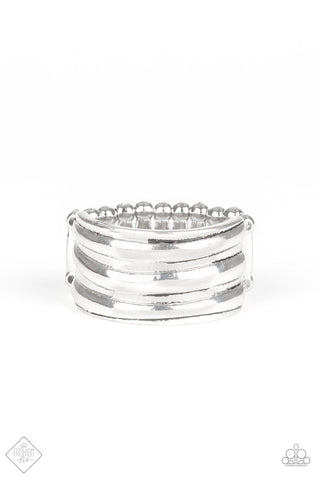 Rough Around The Edges - Silver Ring - Paparazzi