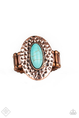 Ruler Radiance - Copper Ring - Paparazzi