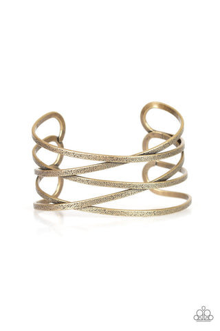 Karmic Connection - Brass-cuff-paparazzi