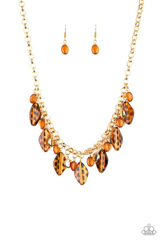 Hissy Fit - Brown Necklace - Paparazzi