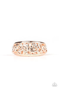 Breezy Blossoms - Rose Gold - Ring - Paparazzi