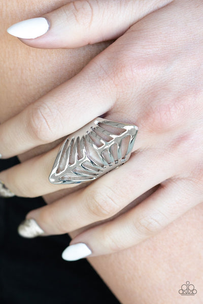 Deco Defender - Silver Ring - Paparazzi