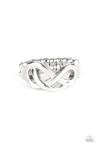 Infinitely Industrial - Silver Ring - Paparazzi