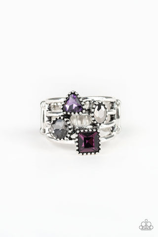 Geo Jazz - Purple Ring - Paparazzi