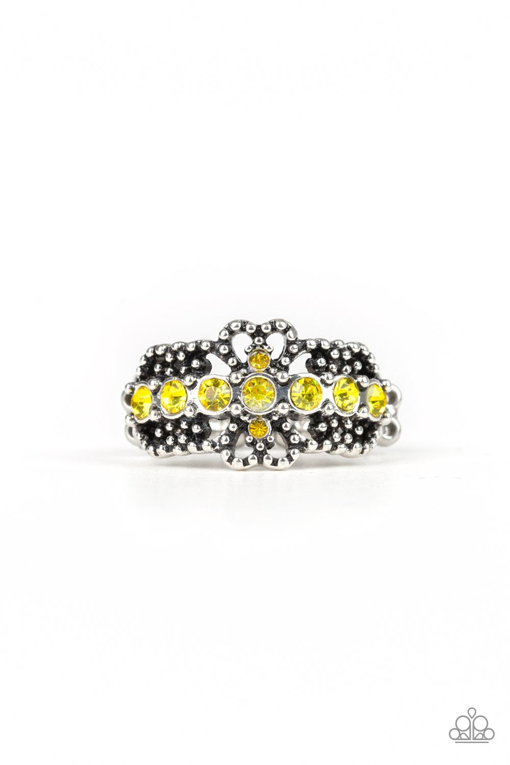 GLOW Your Mind - Yellow Ring - Paparazzi