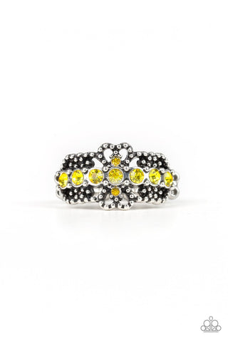 GLOW Your Mind - Yellow Ring - Paparazzi