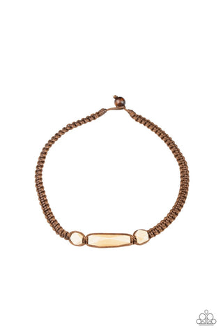 Urban Carpentry - Brown knots-necklace-paparazzi