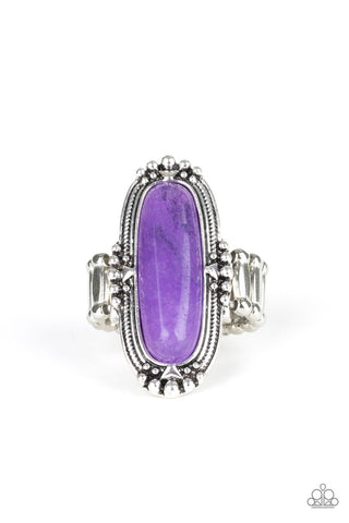 Desert Tranquility - Purple Ring - Paparazzi
