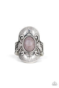 Oracle Oasis - Silver Ring - Paparazzi