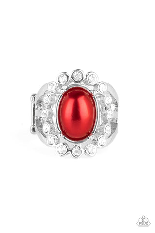 Sugar-Coated Splendor - Red Ring - Paparazzi