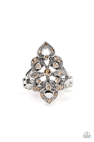 Princess Priss - Brown Ring - Paparazzi