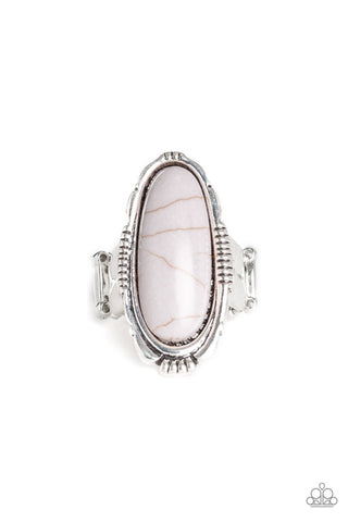 Desert Thirst - Silver Ring - Paparazzi