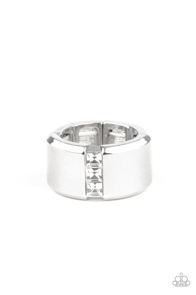 The Graduate - White Ring -  Men's - Paparazzi