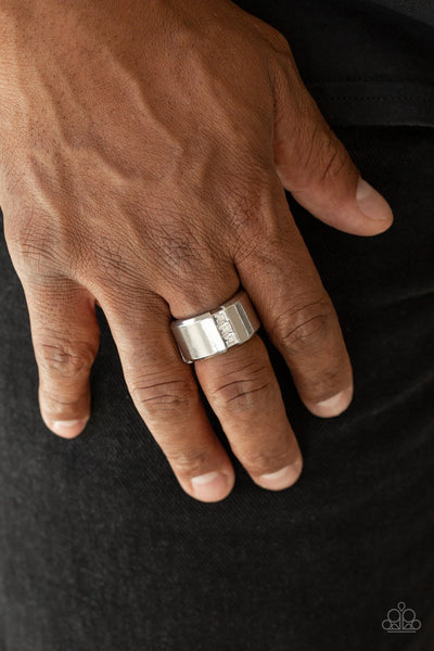 The Graduate - White Ring -  Men's - Paparazzi