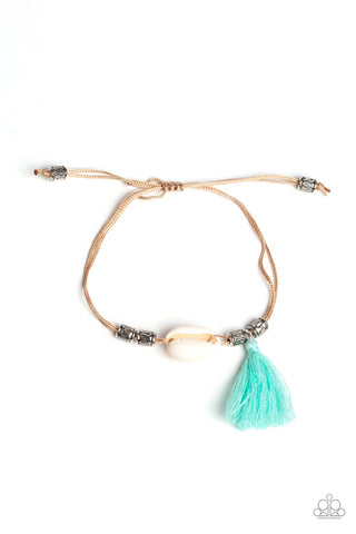 SEA If I Care - Green Adjustable Bracelet - Paparzzi