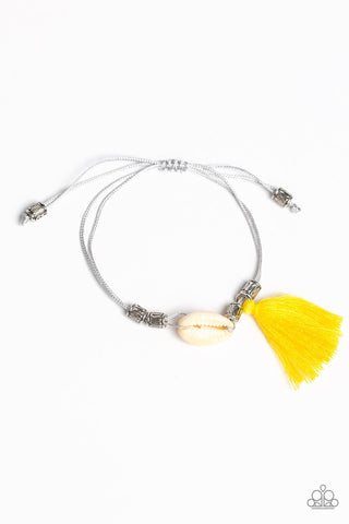 SEA If I Care - Yellow Adjustable Bracelet - Paparazzi