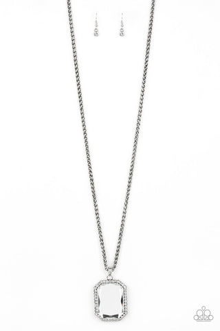 Let Your HEIR Down - White-necklace-paparazzi