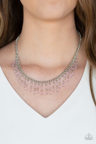 Sporadic Sparkle - Pink Necklace - Paparazzi