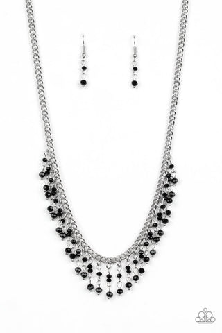 Sporadic Sparkle - Black Necklace - Paparazzi