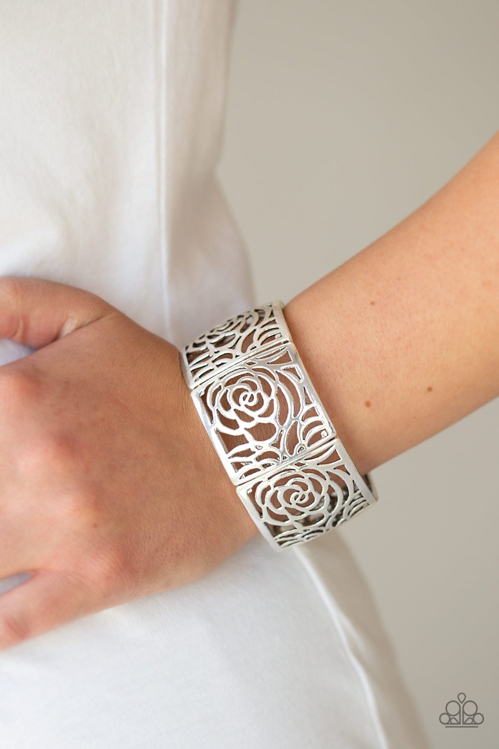 Victorian Variety - Silver Bracelet - Paparazzi