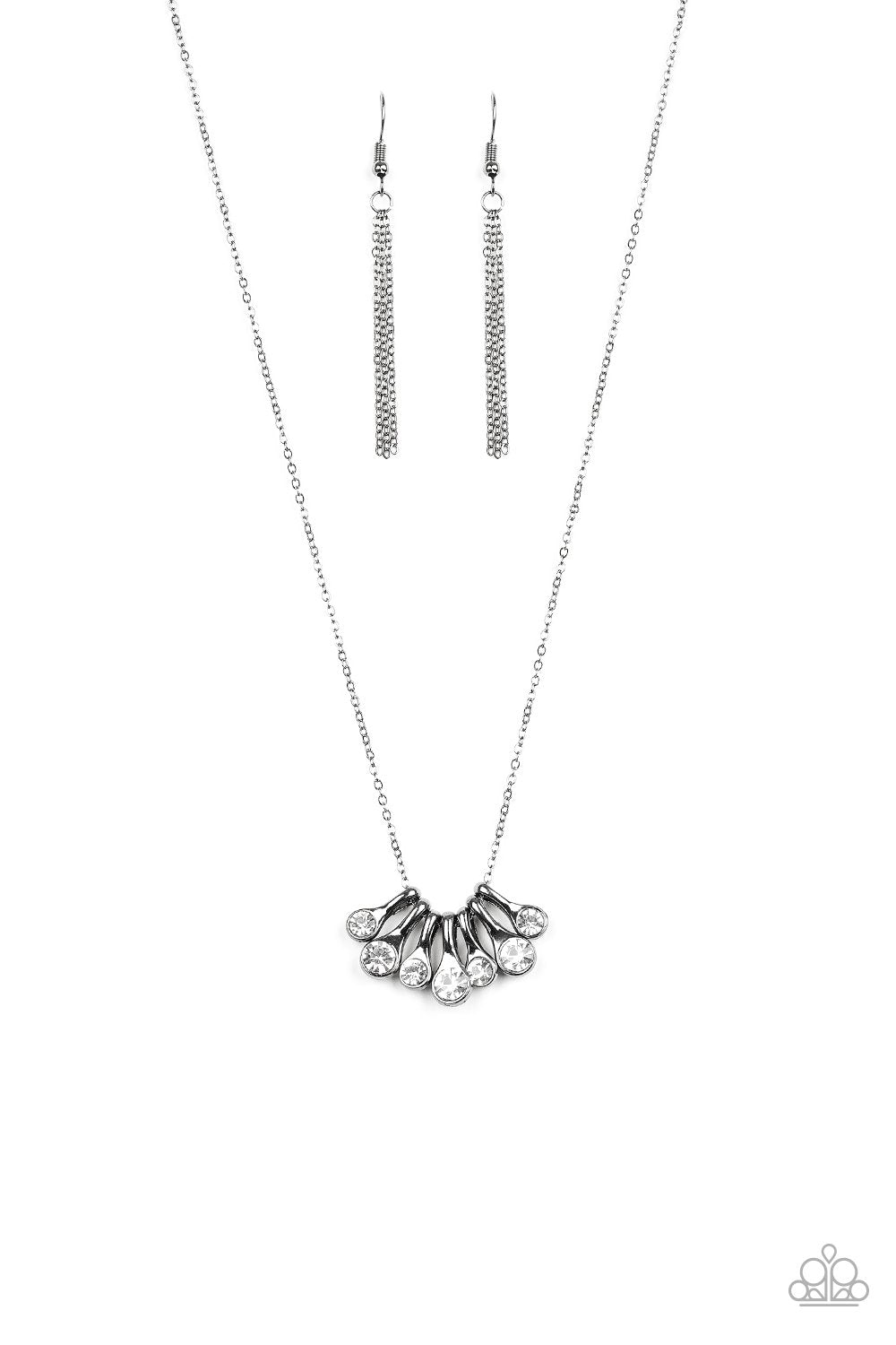 Slide Into Shimmer - Black Necklace - Paparazzi
