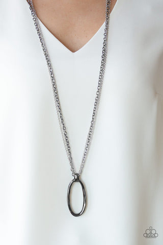 Industrial Confidence - Multi Necklace - Paparazzi