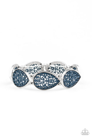 Heirloom Hunter - Blue Bracelet - Paparazzi