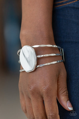Canyon Dream - White Bracelet- Paparazzi