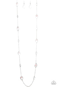 Rocky Razzle - Pink rock beards-necklace-paparazzi