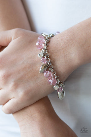 Dazing Dazzle - Pink Bracelet - Paparazzi