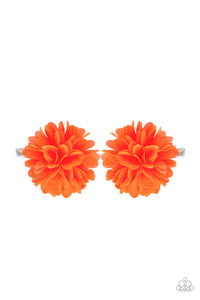 Neatly Neon - Orange Hair Clip - Paparazzi