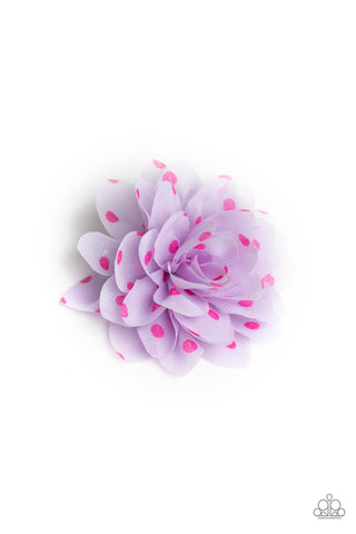 Dot Dot Dot - Purple Hair Clip - Paparazzi