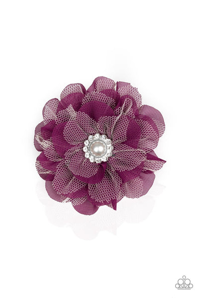 Bayou Blooms - Purple Hair Clip - Paparazzi