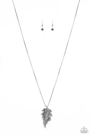 Enchanted Meadow - Silver Necklace - Paparazzi