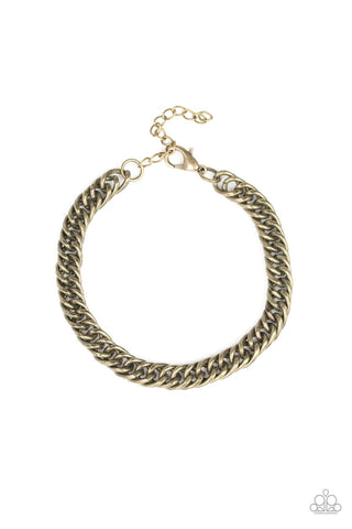 Next Man Up - Urban Brass Bracelet - Men's - Paparazzi