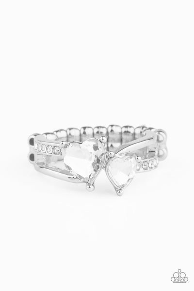 Always Adored - White Ring - Paparazzi