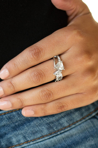 Always Adored - White Ring - Paparazzi
