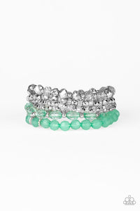 Crystal Collage - Green
