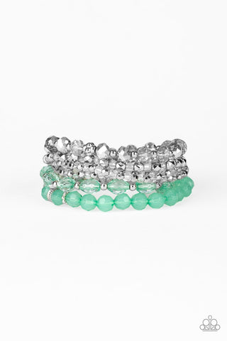 Crystal Collage - Green